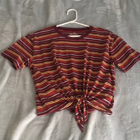 Tied striped shirt - Picture 1 of 3